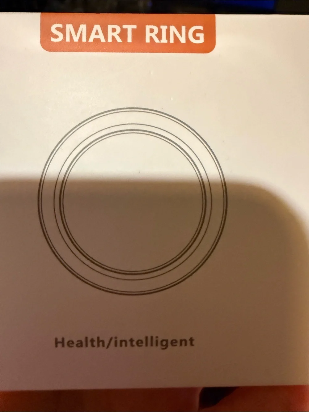 Silver Smart Ring with Charging Cable size 12